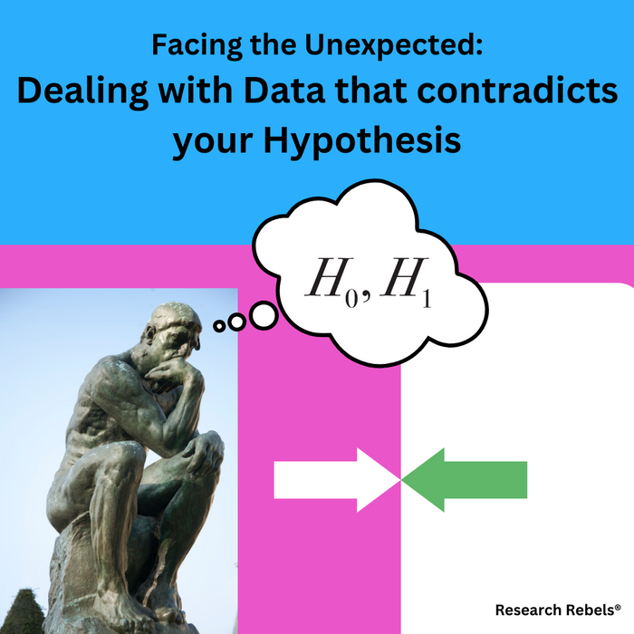 Facing the Unexpected: Dealing with Data that contradicts your Hypothe