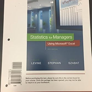 Mastering Business Statistics with 'Statistics for Managers Using Microsoft Excel'