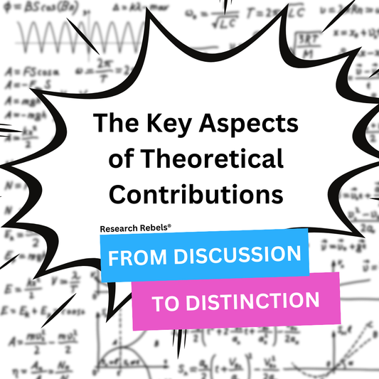 From Discussion to Distinction: The Key Aspects of Theoretical Contributions