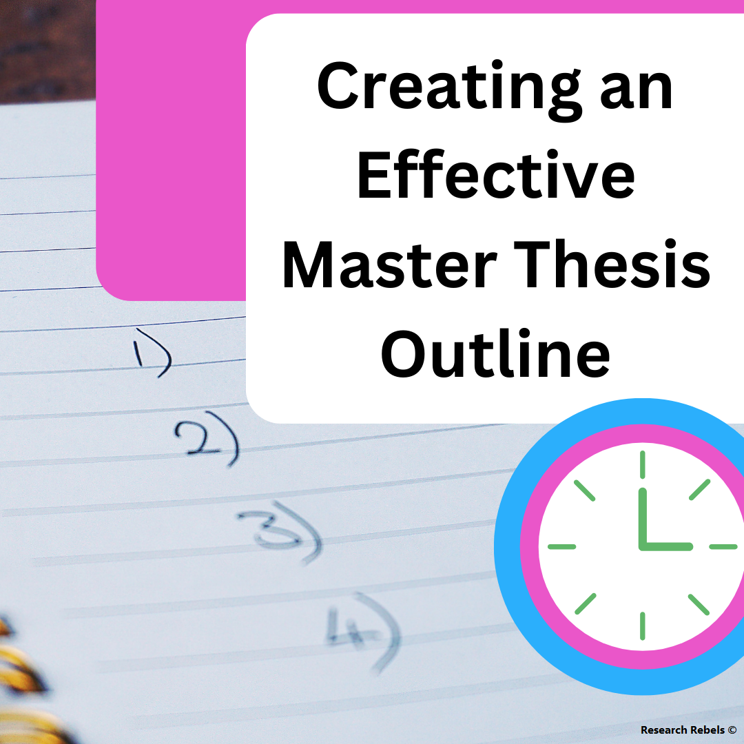 Creating an Effective Master Thesis Outline