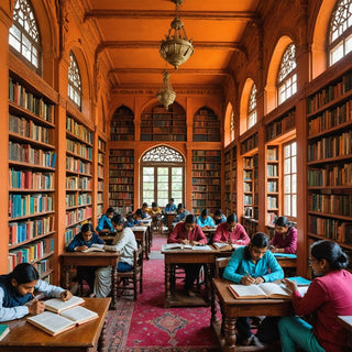 বাংলাদেশের গ্রন্থাগারে অধ্যয়নরত ছাত্র