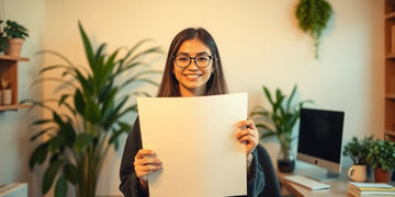 Student expressing gratitude for thesis support in a cozy setting.