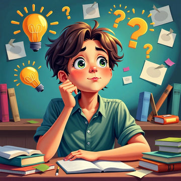 طالب يتبادل الأفكار لرسالة البكالوريوس.