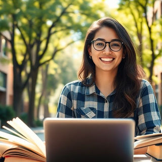 大学生在一个充满活力和活力的校园里。