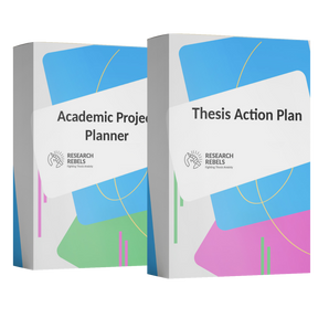 Verwendete Vorlage Lifetime Access to Thesis Action Plan + Academic Project Planner | Research Rebels